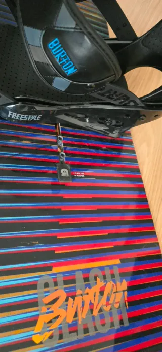 Tabla Snowboard Burton con Fijaciones