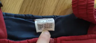 Buzo de nieve rojo para niñ@s