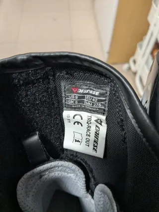 Botas de moto Dainese talla 42 como nuevas