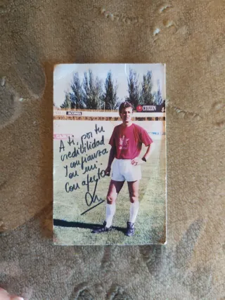 Cromo Benito Floro firmado