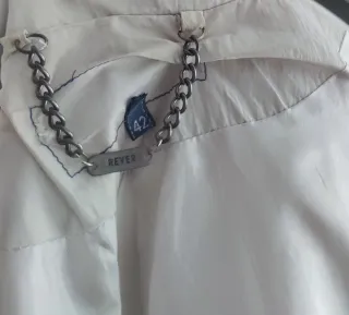 Chaqueta ligera gris romántica/boho Talla L