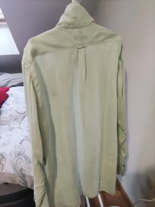 Camisa El Ganso Lino Verde lima