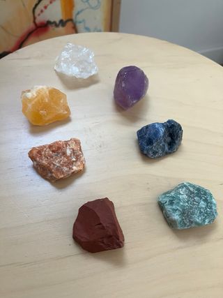 Set 7 Piedras Chakras meditación,terapia energetic