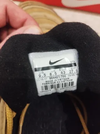 Nike Air Max 97 Gold Zapatillas