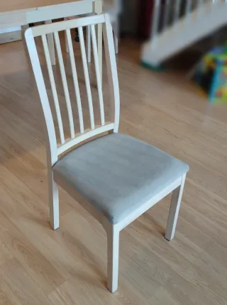 Mesa de comedor extensible EKEDALEN madera de haya