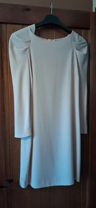 Vestido Zara Woman S/36 Rosa Primavera