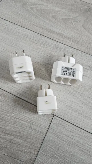Adaptadores Enchufe Doble y Triple