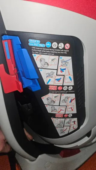 Silla coche Chicco 0-1-2 Roja de 0 a 6 años