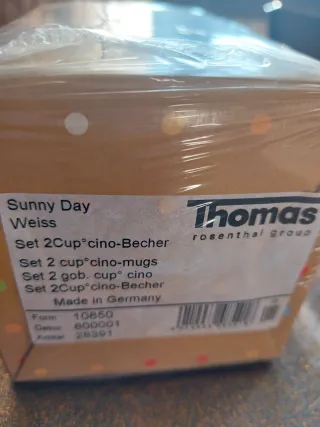 Thomas Cupoccino Tazze Porcellana Originali