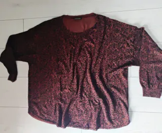 Maglia donna fantasia leopardata