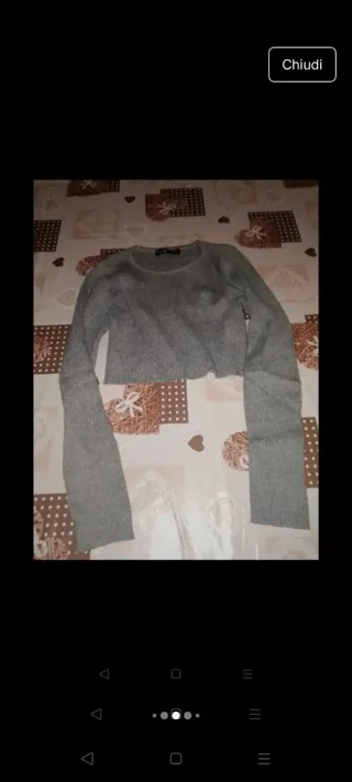 Gonna di jeans a pieghe con cintura