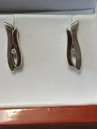 Pendientes Hot Diamonds Plata y Diamantes