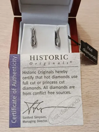 Pendientes Hot Diamonds Plata y Diamantes