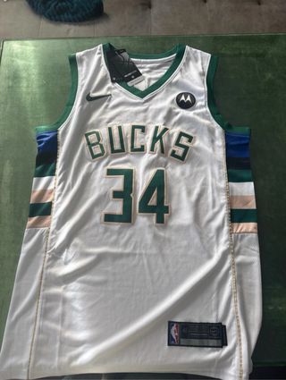 Camiseta Giannis Antetokounmpo Milwaukee Bucks #34