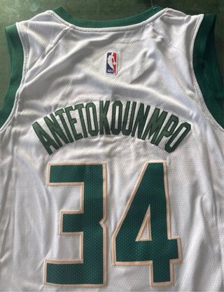 Camiseta Giannis Antetokounmpo Milwaukee Bucks #34