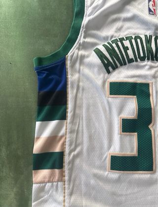Camiseta Giannis Antetokounmpo Milwaukee Bucks #34