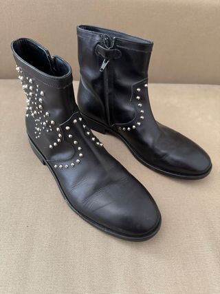 Stivaletti Gallucci con borchie in pelle