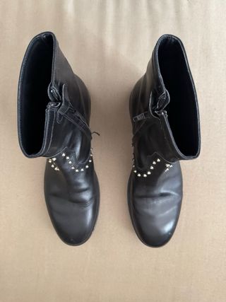 Stivaletti Gallucci con borchie in pelle