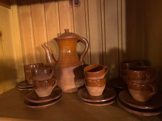 Juego de tazas de cerámica