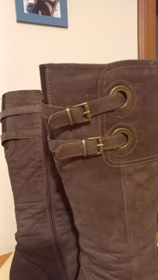 Stivali Marina Seval vera pelle marrone