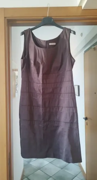 Tubino elegante marrone tg 46