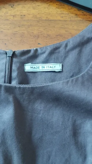 Tubino elegante marrone tg 46