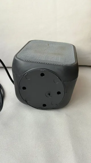 Calefactor Negro y Plateado