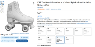 Patines KRF School T33 - 4 ruedas