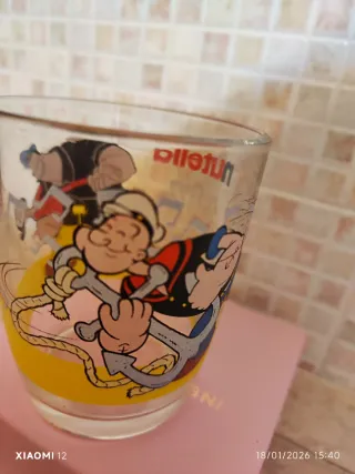 Bicchiere Nutella Popeye