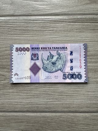 Banconote Scellini Tanzania