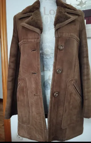 Chaquetón Piel Vuelta Talla 38