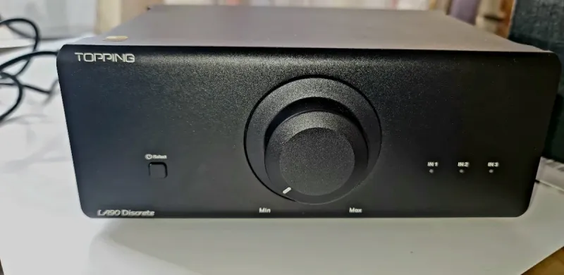 Topping LA90 Discrete Amplificador Negro afbeelding 2