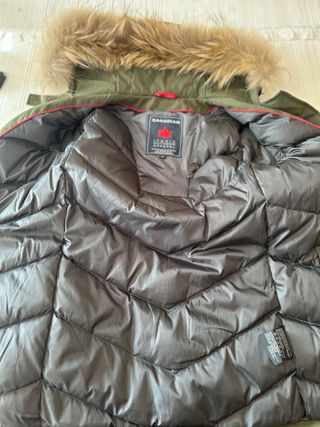 Plumífero verde Canadian Classics talla S