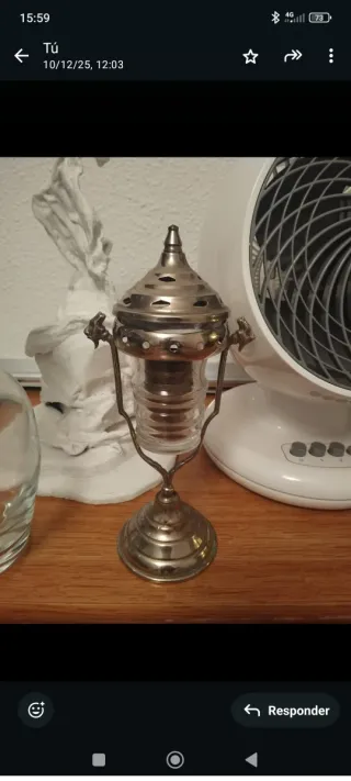 Botafumeiro de metal muy antiguo