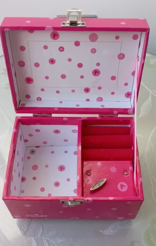 Joyero musical infantil rosa