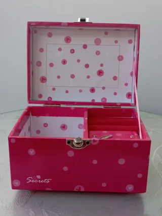 Joyero musical infantil rosa