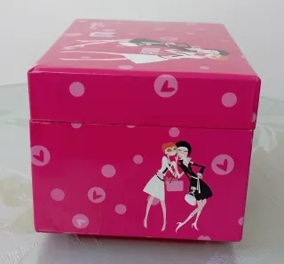 Joyero musical infantil rosa