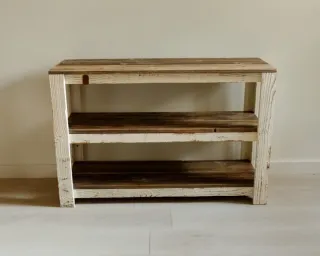 Banco Rústico Madera Hecho a Mano