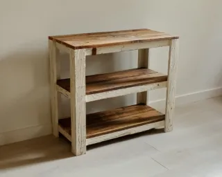 Banco Rústico Madera Hecho a Mano