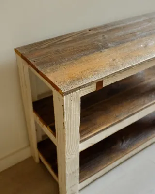 Banco Rústico Madera Hecho a Mano