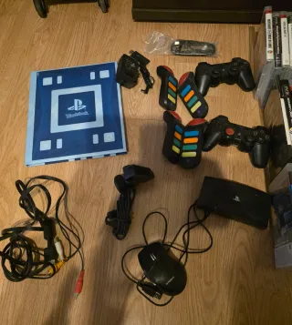 Consola PlayStation 3 Negra + Accesorios