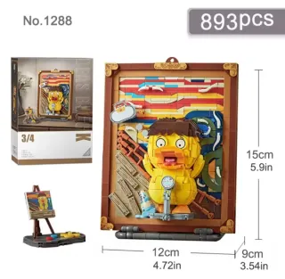 Cuadros Famosos Bloques Estilo Lego