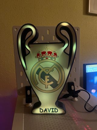 Lámpara Trofeo Real Madrid 3D.