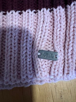 Jersey Pull&Bear rayas rosa y morado T.XS