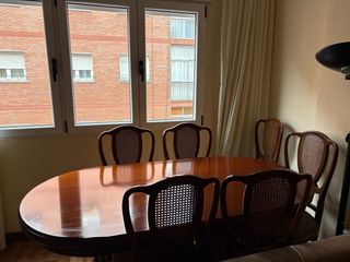 Mesa Comedor Extensible Clásica Madera