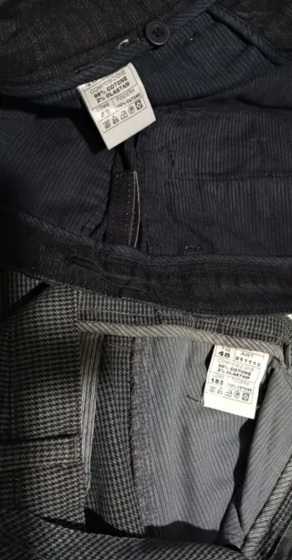 2 Pantaloni Uomo Taglia 48 invernali