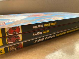 Lote 3 tomos Masacre: Asesino, Agente Secreto,...