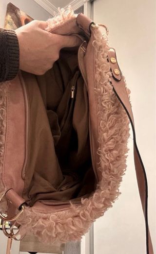 Bolsa grande fofa rosa