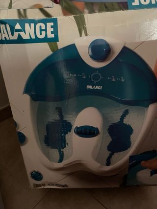 Hidromasaje de pies con burbujas