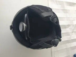 Casco esquí Wezde negro niños 9-12 años
